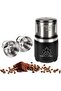 Electric Spice & Coffee Grinder Adjustable Timer, Dry & Wet Cups