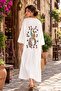 Natural Cotton Oversize Shirt Dress - 2