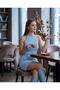 Belted Knitted Patterned Mini Knitwear Dress - 2