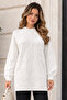 Patterned Knitwear Sweater K6059 White