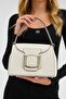 Italian Design 100% Genuine Leather Women's Hand and Shoulder Bag - Handcrafted Italian Style Crossbody Model - 5