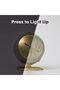 Alarm Clock, Small Desk Clock for Table, Non Ticking Retro Analog Silent Alarm Clock, Batter - 2