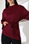 Women's Modal Belted Asymmetrical Long Sleeve Tunic - 7