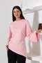 Women's Modal Belted Asymmetrical Long Sleeve Tunic - 7