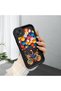 Realme C21 Compatible Black Silicone Bicycle Girl Balloon Patterned Camera Protected Shock Absorbing Protective Case