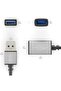 - كابل تمديد USB 3.0 - بطول 0.2 متر، أسود - 3