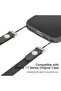 Newest Design Adjustable Crossbody Lanyard Strap with Magnetic Phone Case for iPhone 17/17 Pro Max - Premium Anti-Drop Hands-Free Shoulder Strap, Secure Cosmic Orange Fashion Phone Holder for - 7