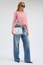 Italian Design 100% Genuine Leather Women's Hand and Shoulder Bag - Handcrafted Italian Style Crossbody Model - 3