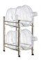 Water Storage Rack 1PCS – Two Tier Bucket and Water Bottle Organizer, Sturdy Metal Floor Stand, Compact Space Saving Design for Home, Kitchen, Office, Pantry, Restaurant and Commercial St - 4