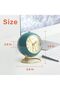 Alarm Clock, Small Desk Clock for Table, Non Ticking Retro Analog Silent Alarm Clock, Batter - 4