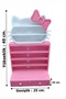 Large Size Desktop Shelf Organizer with Drawers and Ribbons, Multi-Purpose Figure Organizer 40X25 Cm. - 3