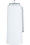 Lean Thermos, 1 Liter, Glass Inner Liner, Press-button, Transparent Handle - White - 4