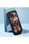iPhone 13 Compatible Black Silicone Bicycle Girl Balloon Pattern Shock-Absorbing Protective Case with Camera Protection - 3