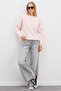 3 Yarn Basic Crew Neck Oversize Sweatshirt - 3