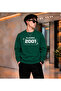 Men's Classic 2001 Limited Edition Printed Crew Neck Casual Regular Fit Sweatshirt