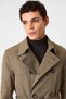 Belted Regular Fit Water Repellent Khaki Trench Coat - 4