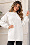 Patterned Knitwear Sweater K6059 White - 3