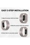 Google Fitbit Air Magnetic Metal Mesh Band, Adjustable Stainless Steel Milanese - 5