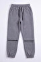 Boy's 3 Threaded Collar Vest, Striped Sweatpants, Long Sleeve Single Jersey 3-Piece Set - 3