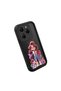 Tecno Spark 20 Pro 4g(Kj6) Compatible Black Silicone Case Cute Cartoon Girl Pattern Camera Protected Shock Absorbing Protective Case - 3