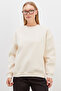 3 Yarn Basic Crew Neck Oversize Sweatshirt - 5