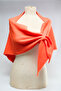 Women's Yumoş Knitwear Orange Shawl Triangle Poncho 32026 - 7