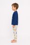 100% Cotton Children's Long-Sleeve Thin Pajama Set - 2