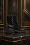 Kemal Aygün-Venüs Women's Genuine Leather Boots with Zipper and Thick Sole - 6