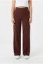 Women's High Waist Lycra Stretchy Wide Leg Relaxed Cut Casual Trousers - 3