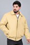 Winter Filled Fur Inside O Oversized Faux Leather Coat Kmd_50502 - 4
