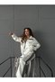 Oversize Stripe Detailed Cardigan Tracksuit Set