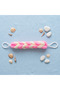 Long Braided Back Bath Loofah Double Handle Drawstring Shower and Body Cleansing Scrubber - 3
