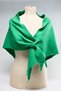 Women's Yumoş Knitwear Green Shawl Triangle Poncho 32026 - 6