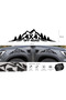 4X4 Off Road Mountain Forest Patterned Right Left Vehicle Fender Sticker Set – 2 Pieces 50 × 16.5 cm Suv Off-Road Vehicle Cutting Foil - 4