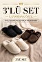 3-Pack Home Slippers Dowry Slippers Winter Slippers Noiseless Light Sole