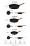 Vesta Induction 3-Piece Pan Set - 3