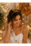Bride to Be Gold Mica Crown – Bachelorette Bride Crown Bridal Shower Party Accessory