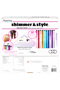 SHIMMER & STYLE - TINSEL HAIR STYLING KIT - 6
