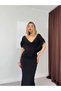 Off-Shoulder Casual Collar Draped Evening Gown Graduation Dress