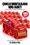 100 Pcs Red Rj45 Smart End - Easy Pass through Hole Connector Cat5 Cat6 - 7