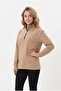Women's Half-Zip Casual Comfortable Cut Sweatshirt - 2