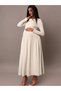 Rochie maxi, bej - XL - 3