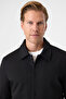 Black Men's Regular Fit Coat Bmn6001600000 - 2