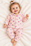 100% Cotton Baby Girl Pajamas – Snap Closure at Front, Soft and Comfortable - 2