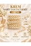 Cream Color Solid Full Pearl Ribbon 7 mm 9 Meters – Dowry Decoration, Jewelry Accessory, Hobby and Decorative Pearl Ribbon