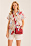 Mini Box Scarf Detailed Magnet Closure Bag - 2