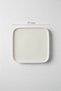 Verona Square Cake Plate 16.8cm Cream - 3