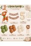 Party 8 Years Old Deer Themed Birthday Balloon Set 1-9 Years Old |   Foil Balloon Numbers |   Happy Birthday Banner |   Woodland Party Decoration - 2