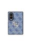 Galaxy Z Fold 8 Compatible Case Licensed 4g Patterned Metal Large 4g and Text Logo Cover Blue - 2