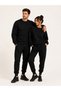 Lover Couple Combination 2-Piece Crew Neck Sweatshirt 2-Piece Sweatpants 4-Piece Set - 3